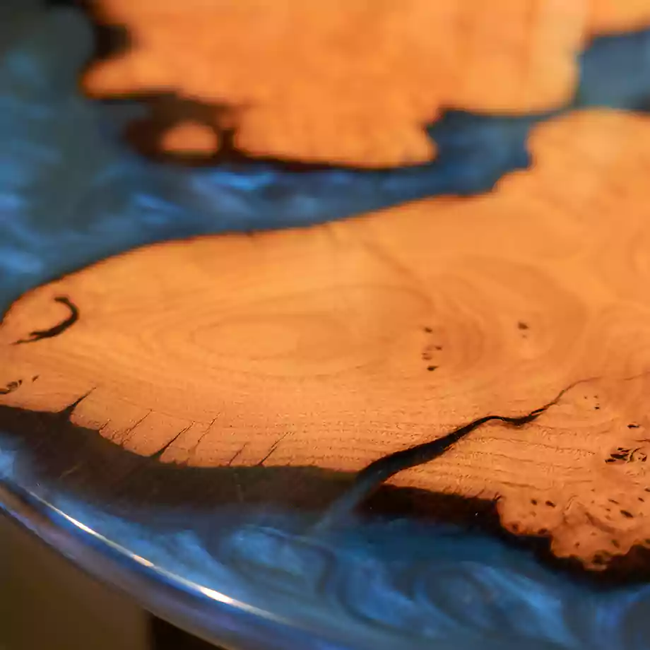 Blue Root Epoksi Sehpa - Görsel 2